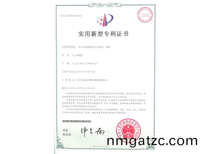 2017200167511實(shí)用(yong)新型專利證書